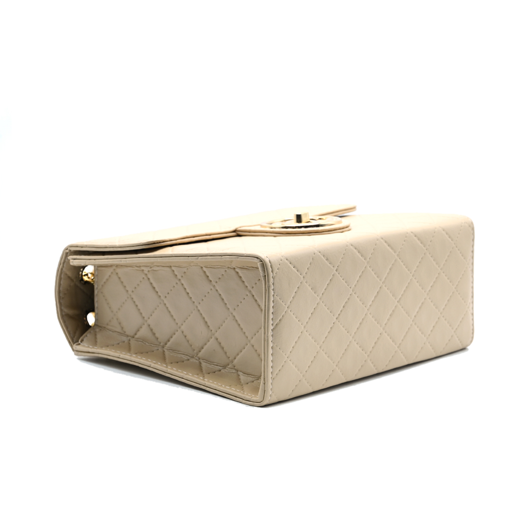 Trendy Chain Stylish Bag in Camel – Women’s Small Shoulder Purse for Daily Use - Image 3